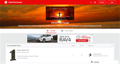 Desktop Screenshot of christfirstforum.com